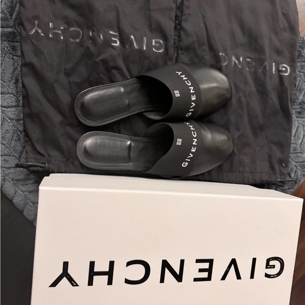 Givenchy Black Mules
